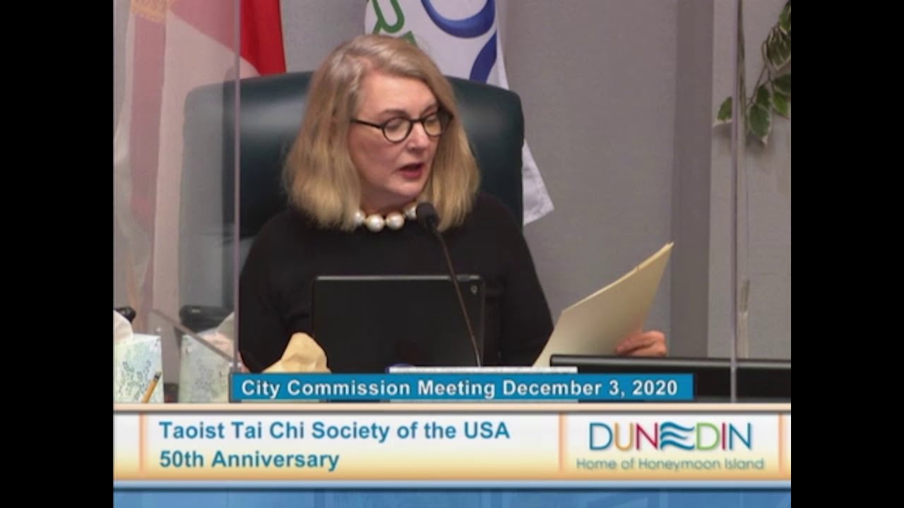 Dunedin, FL, USA Commission Meeting (December 2020 )