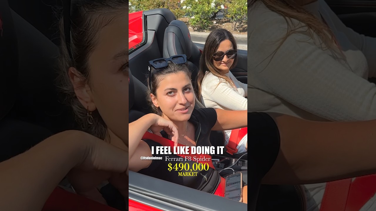 Small Farm Town Girl Buys A $500,000 Ferrari F8