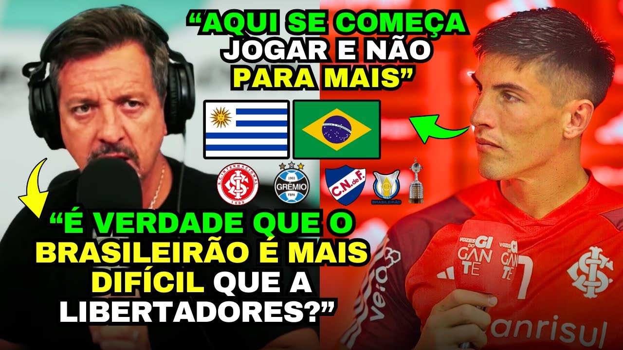 URUGUAIO GOLEIRO DO INTERNACIONAL ROCHET EXALTA FUTEBOL BRASILEIRO PARA IMPRENSA URUGUAIA!