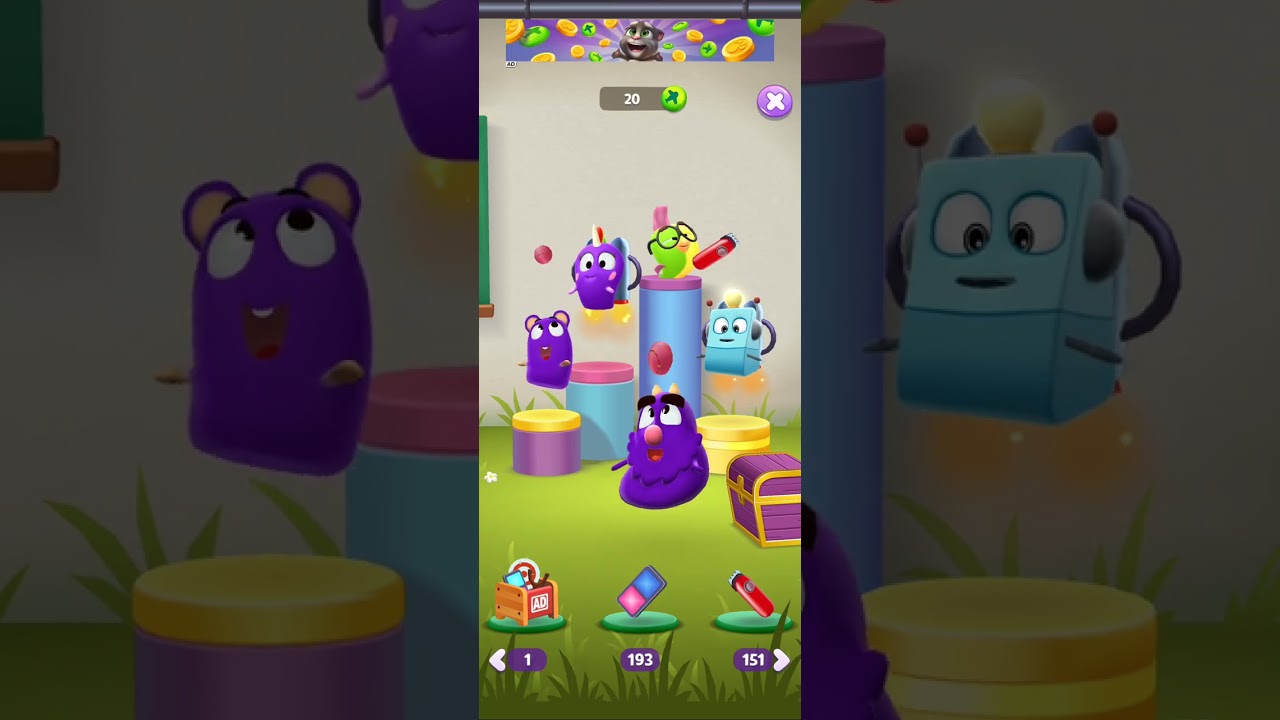 Um novo vídeo de Talking Tom