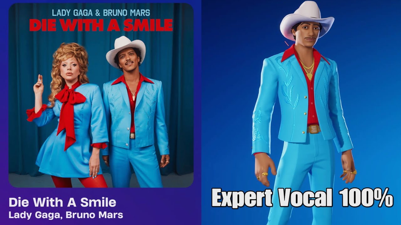 Fortnite Festival - Die With A Smile (Expert Vocal) 100% Flawless [PS5]