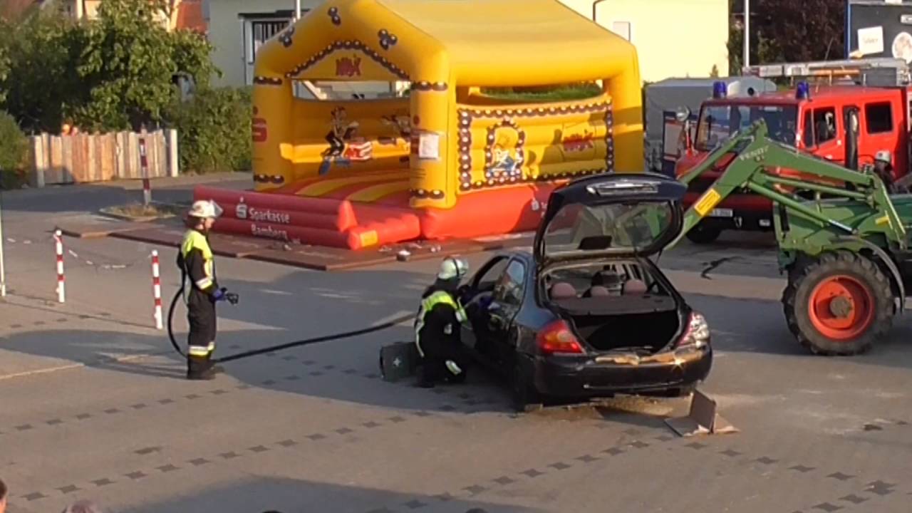 Feuerwehr Frensdorf Infotag 2016 THL Übung
