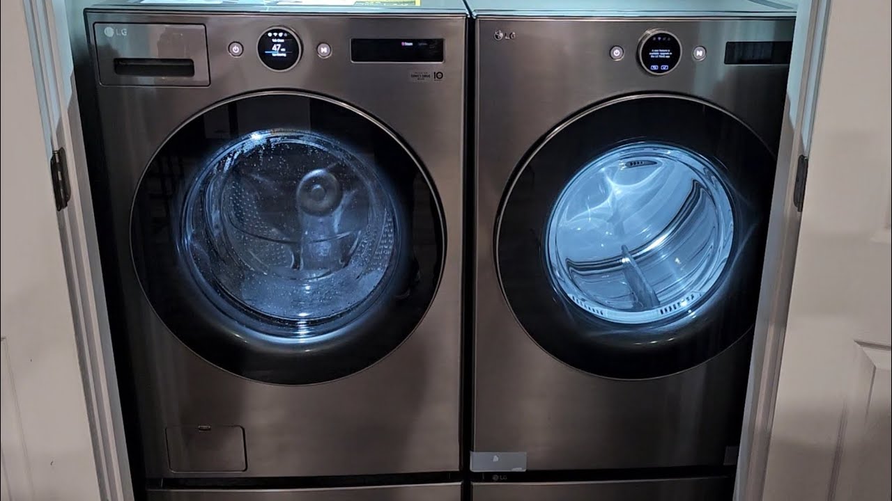 Took delivery of my new LG WM5500HVA and matching Dryer🙌