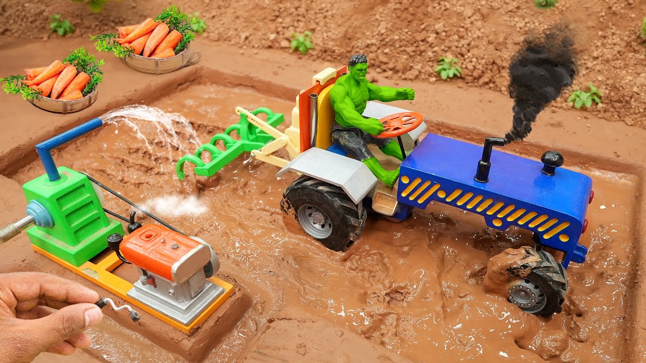 diy tractor modern plough machine science project 