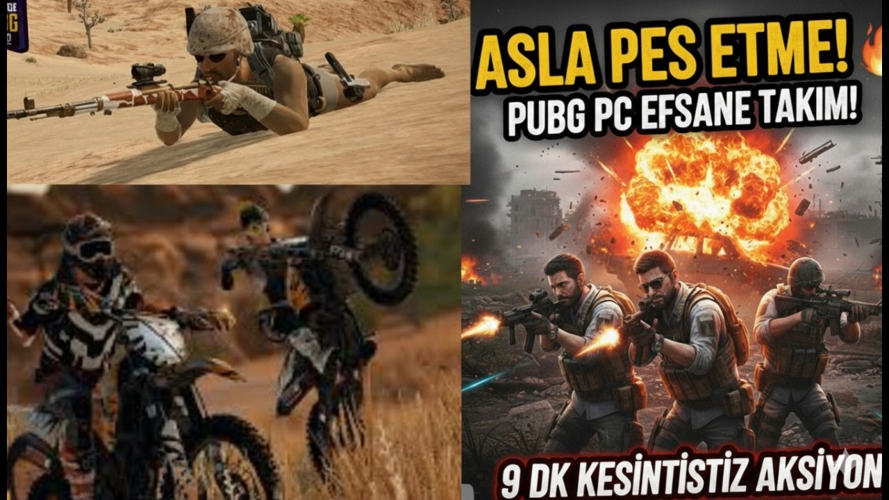 KİMSE HAYATTA KALAMAZ DEDİ! 🚫 | 9 Dakikalık Kesintisiz Aksiyon (PUBG)