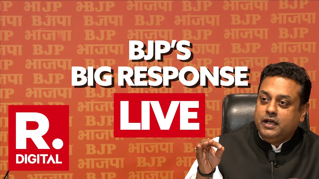 LIVE: Sambit Patra Press Conference | BJP on Rahul Gandhi, Congress & PM Modi