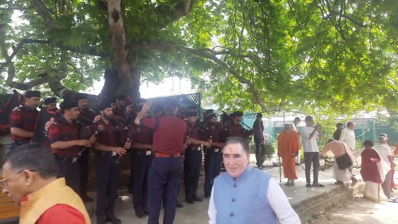 Police band at shankaracharya hill srinagar