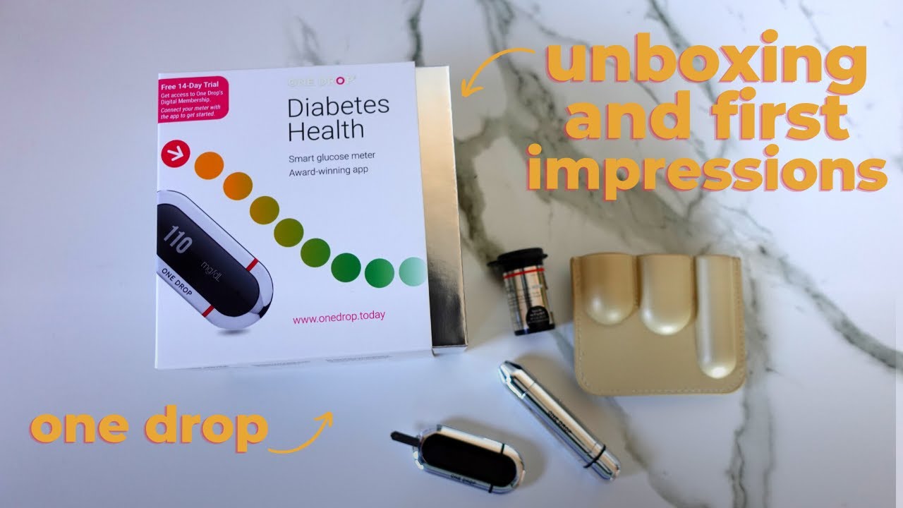 One Drop Smart Glucose meter unboxing and first impressions | The Hangry Woman