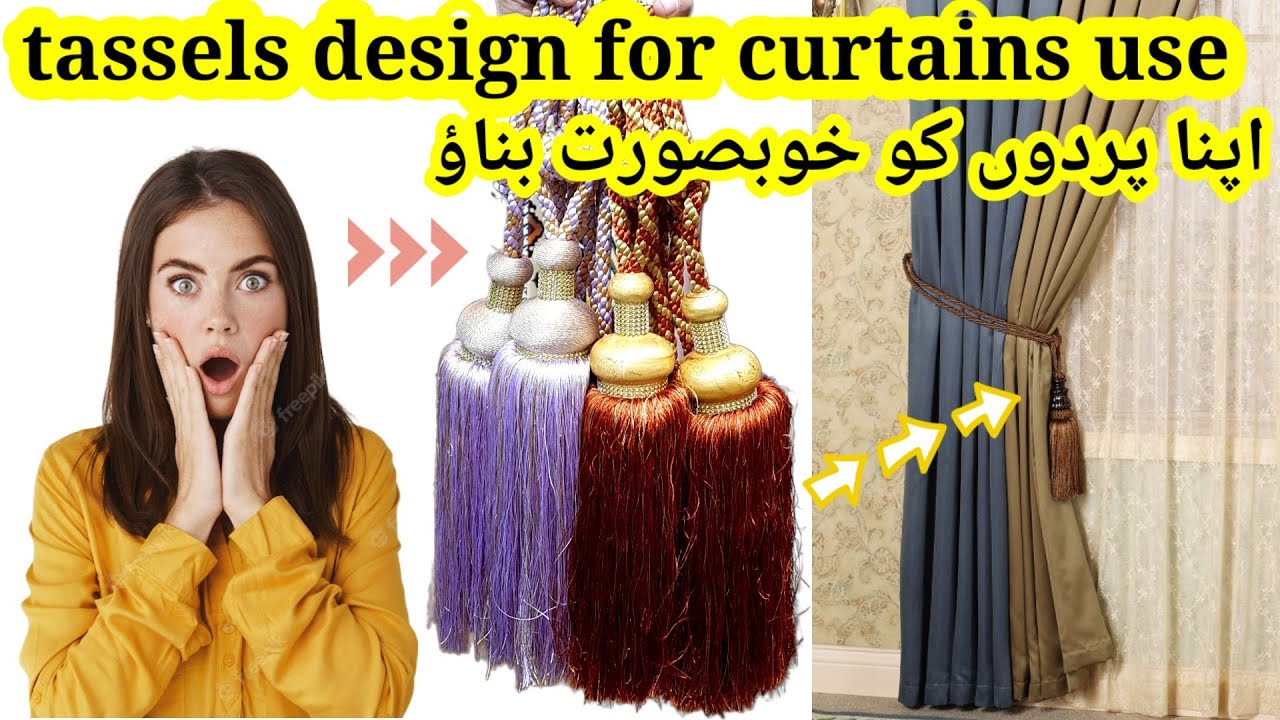 Tassel tie backs curtain tieback tassel | tassel design for curtains | tassel for curtain