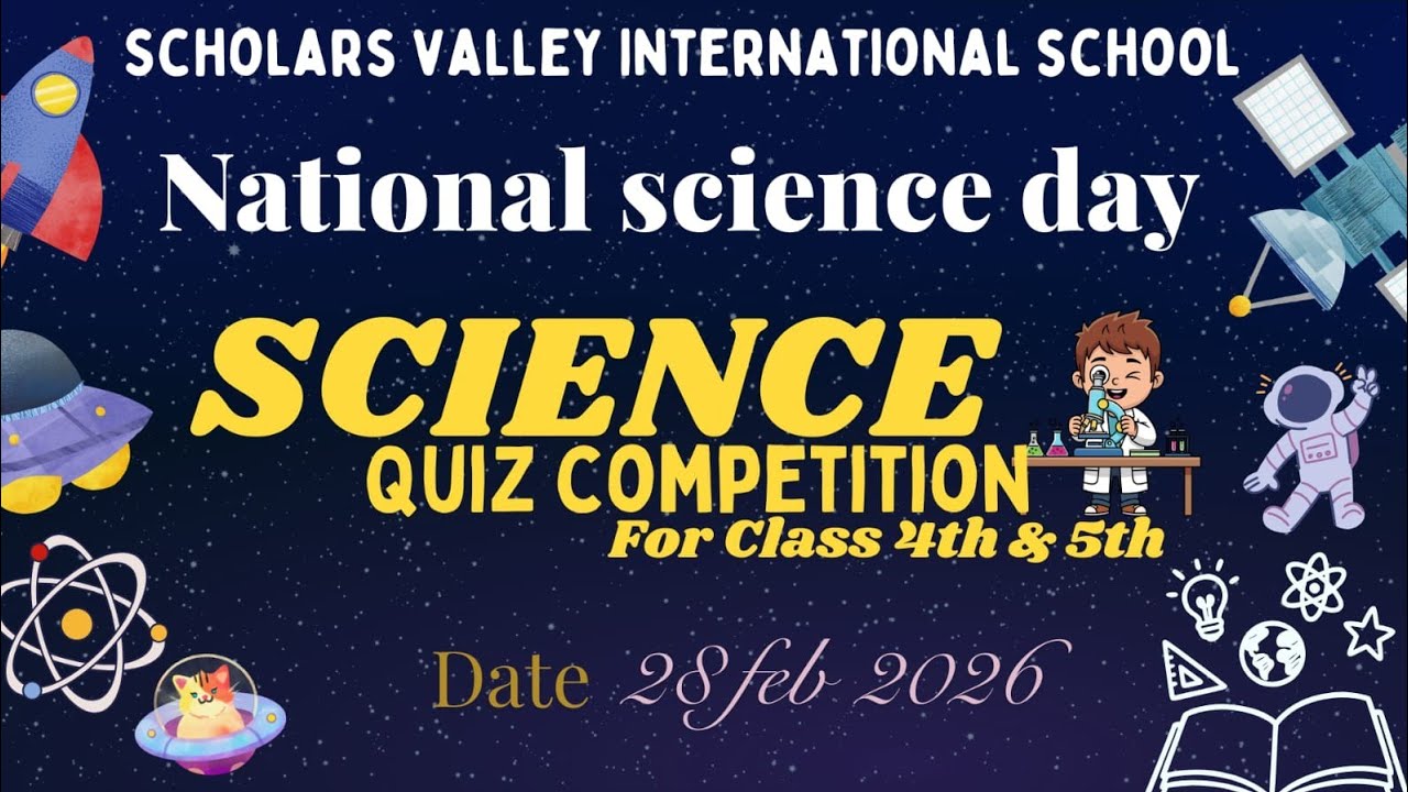 Science Quiz Competition 2026 🔬 | Class 4 & 5 | Exciting Image-Based Round