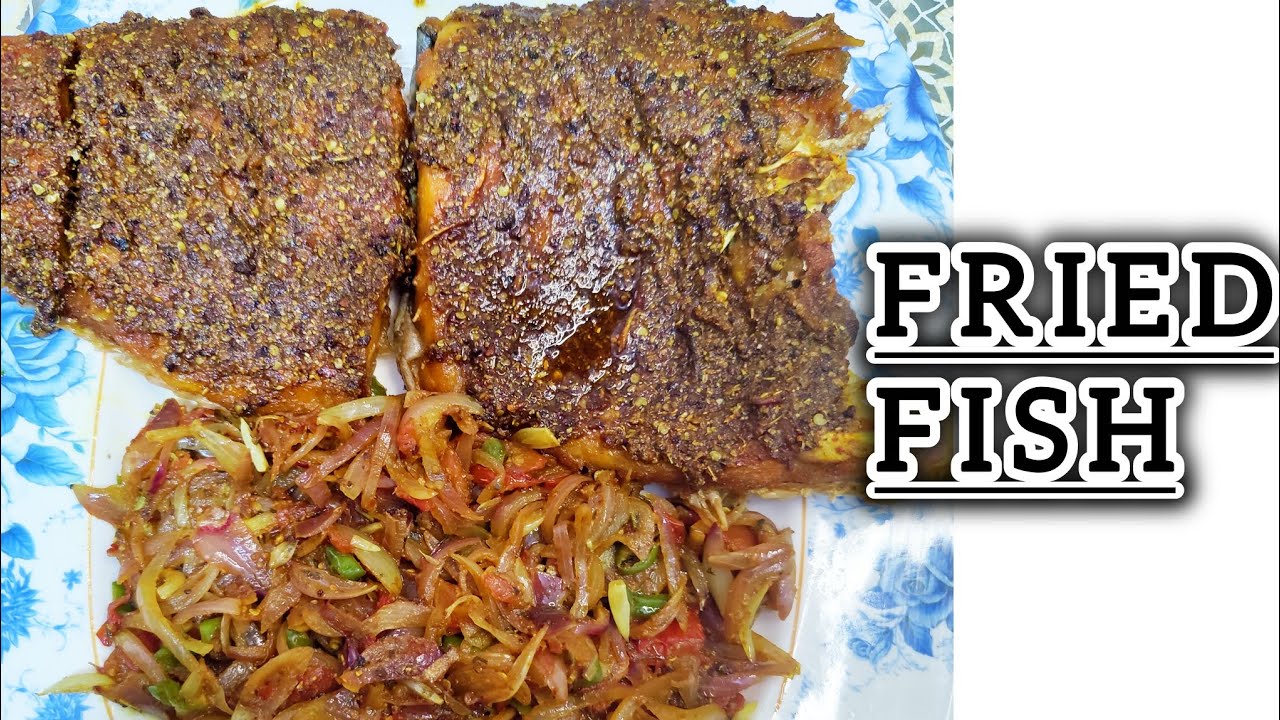Fried fish 🐟 with veg 🌱| The kitchen table #friedfish