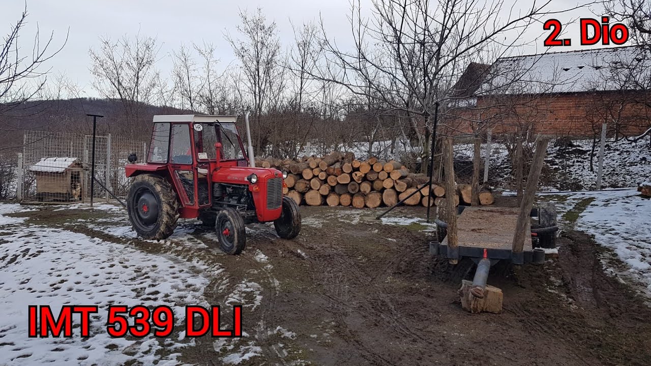 2. dio rezanja klada-IMT 539 DLI/ Stihl Ms 381/ Husqvarna 435/ Vlog #18