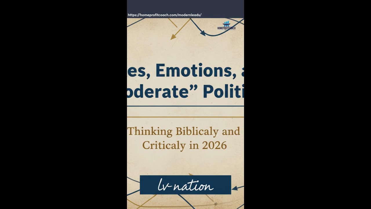 “Taxes, Emotions, and ‘Moderate’ Politics: Thinking Biblically and Critically in 2026” PART 2-3 📱