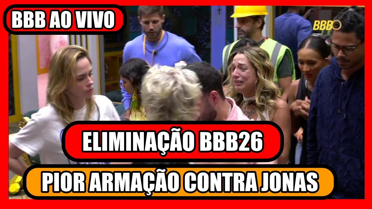 🔥BBB26 AO VIVOELIMINAÇÃO AO VIVO, GLOBOPLAY AI VIBO