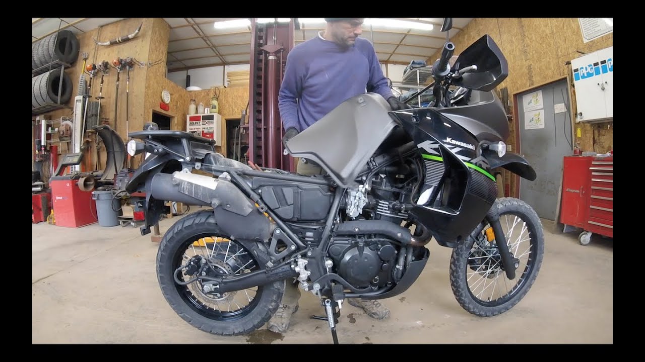 KLR Tank removal