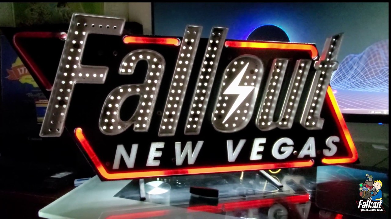 Fallout New Vegas Neon Sign Collectible Damaged in Transit