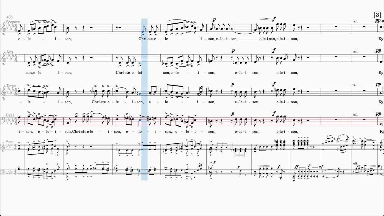 Puccini - Messa 1 Kyrie Bass