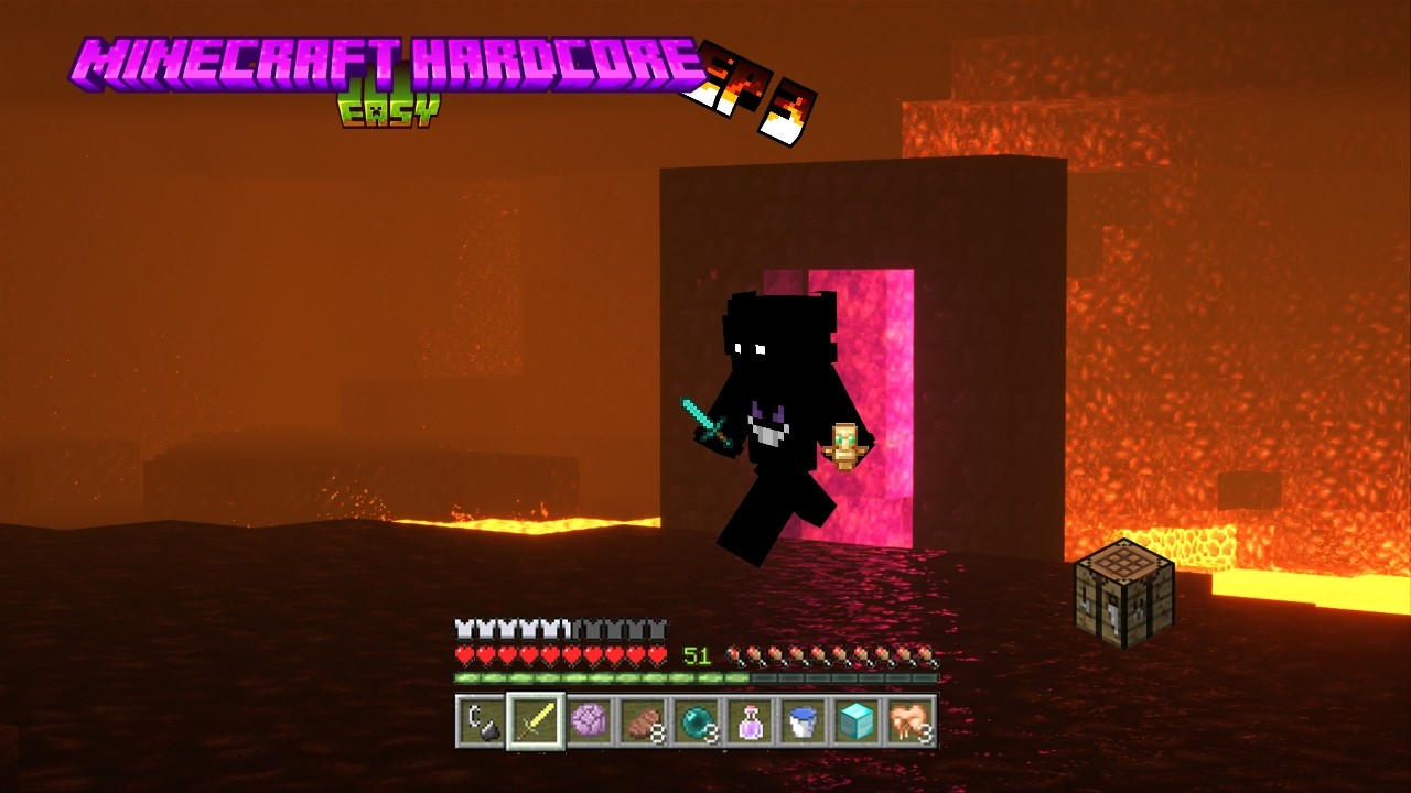 Minecraft Hardcore Easy ep  3  - Continuo della casa e Nether
