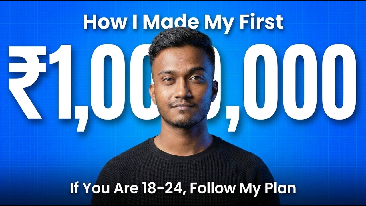 How I Made My First Crore (If You Are 18-24 - Follow My Plan) | VAIBHAV KADNAR