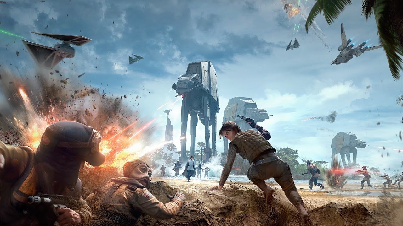 Epic Battle on Scarif – STAR WARS Battlefront II | Rebel Assault in 4K