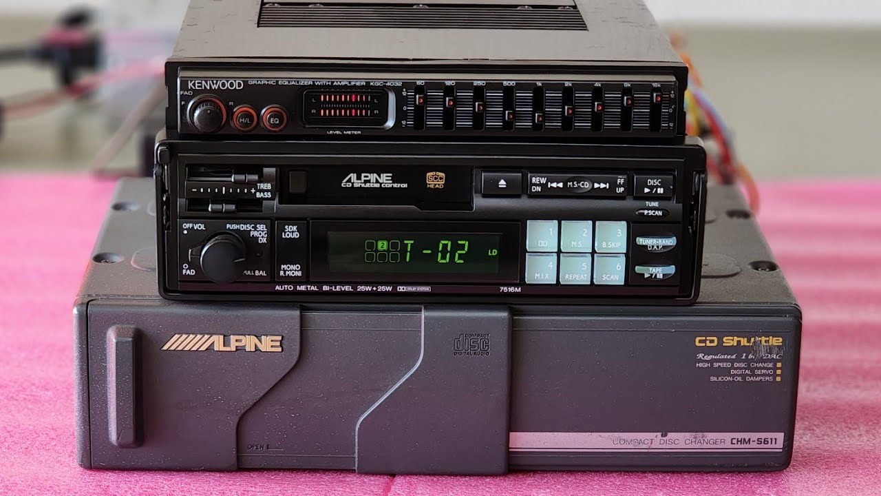 /////ALPİNE 7516M KENWOOD KGC-4032 CHM-5611 NOSTALJİ ESKİ SERİ RESİTAL VİNTAGE MADE IN TOKYO JAPAN