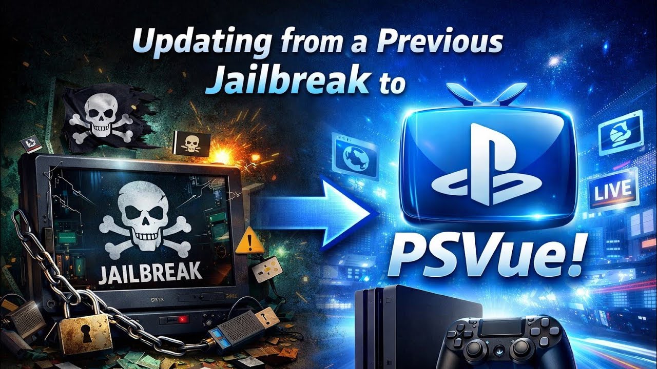 Updating from a Previous Jailbreak to PSVue!