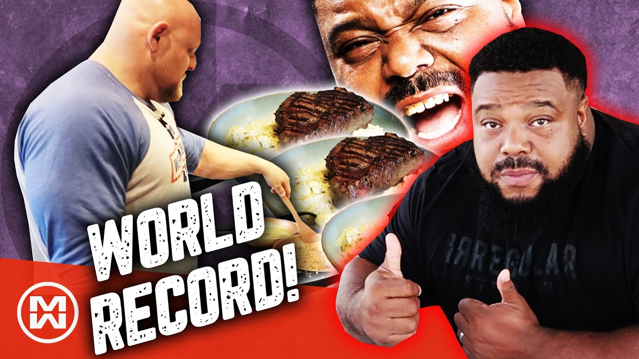 Feeding WORLD RECORD Holder Julius Maddox! (WORLDS BIGGEST BENCHPRESS)