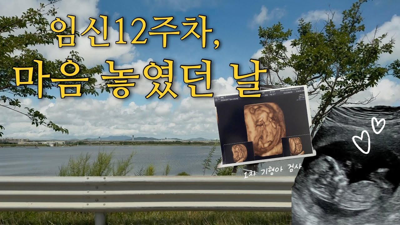 임신 12주차🤰🏻 | 정상소견 듣고 마음이 놓인 하루, 가족들과 영종도🚗