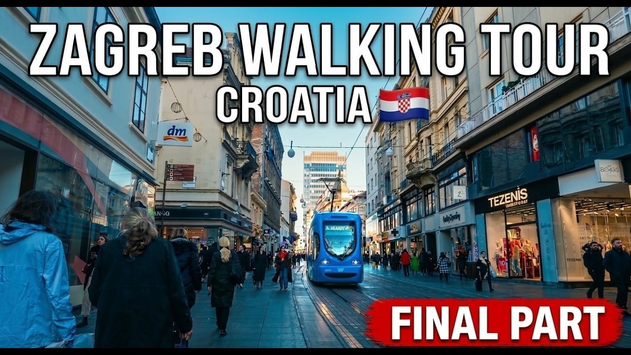 ​Zagreb 🇭🇷 What Croatia’s Capital REALLY Looks Like (ASMR)
