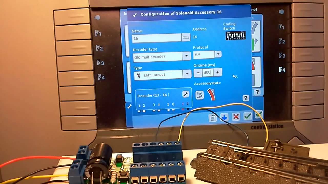 RLT1400 - Decoder de 4 desvios o 4 accesorios - Trenes Digitales