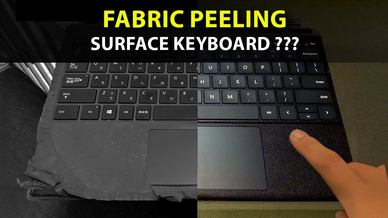 How to fix / repair surface keyboard fabric peeling - Step By Step