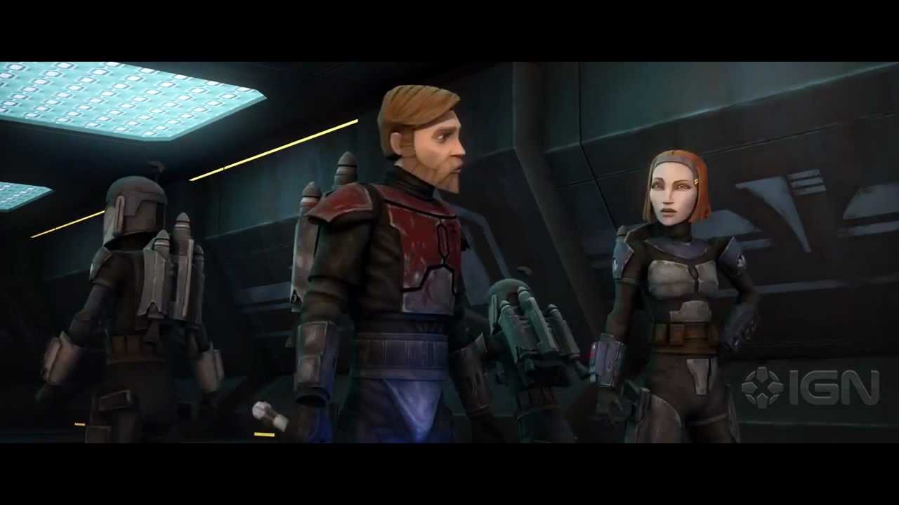 Star Wars: The Clone Wars Season 5 - Obi-Wan and Bo-Katan - Comic Con 2012