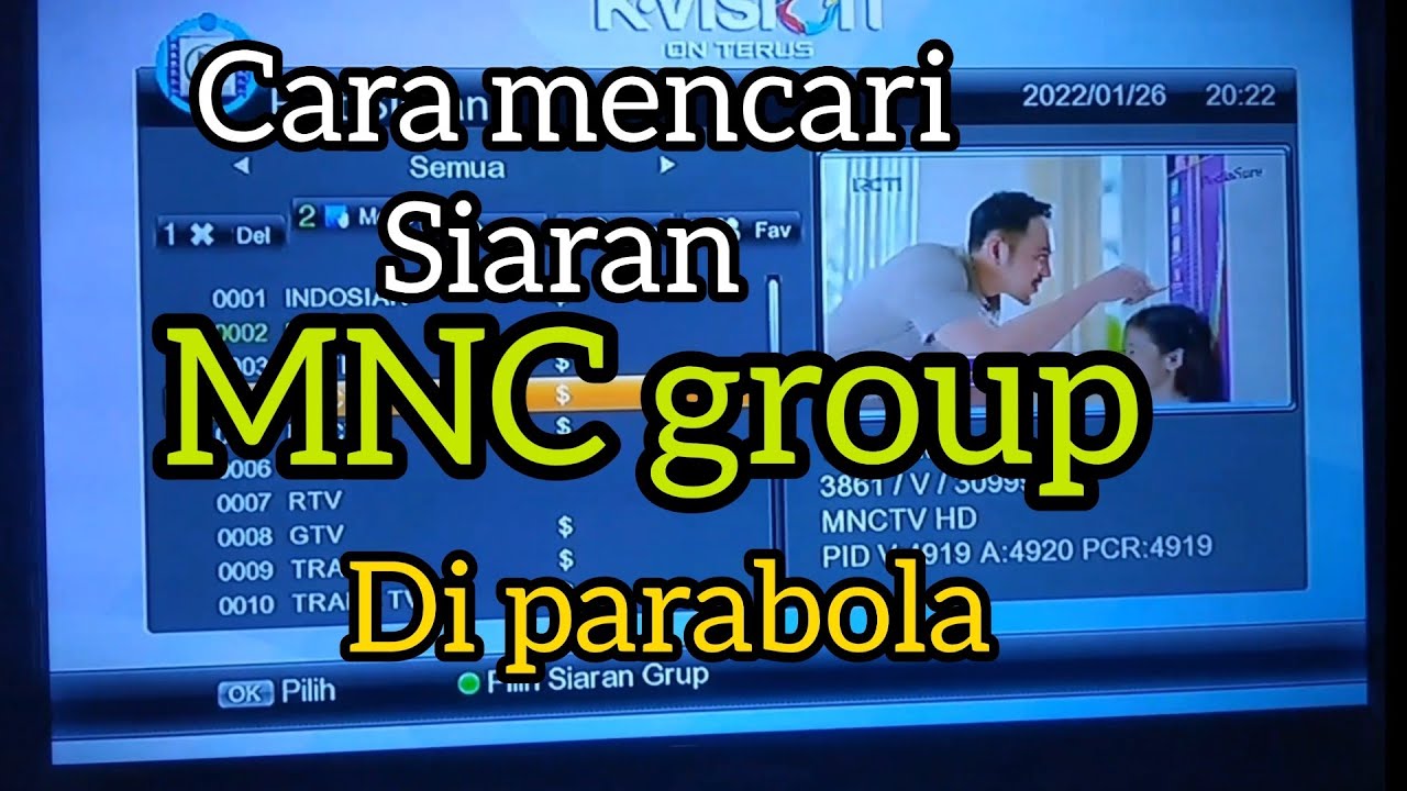 cara mencari siaran MNC group yang hilang di k vision | receiver rekomendasi K-Vision