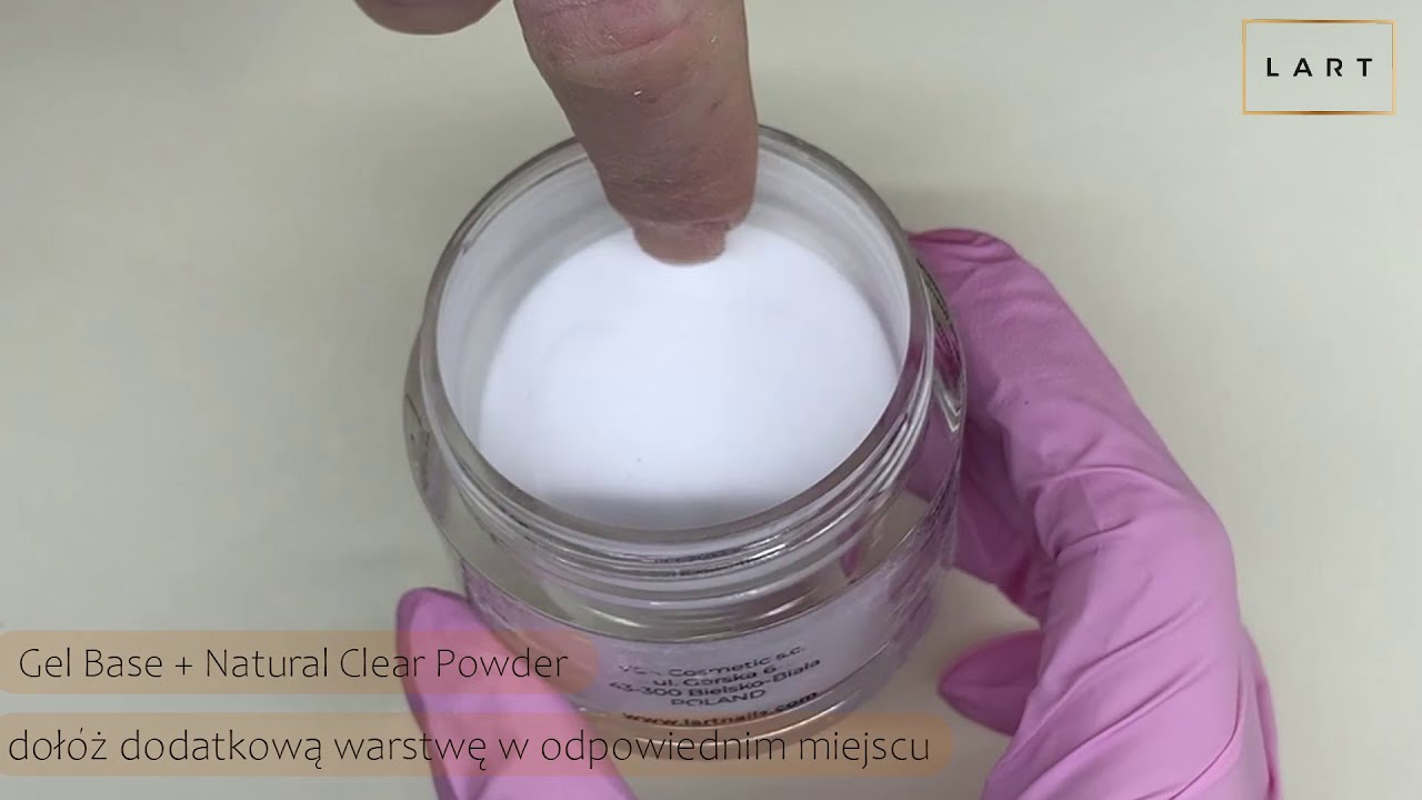 Krok po kroku - LART PRO - Aplikacja warstw budujących w manicure tytanowym