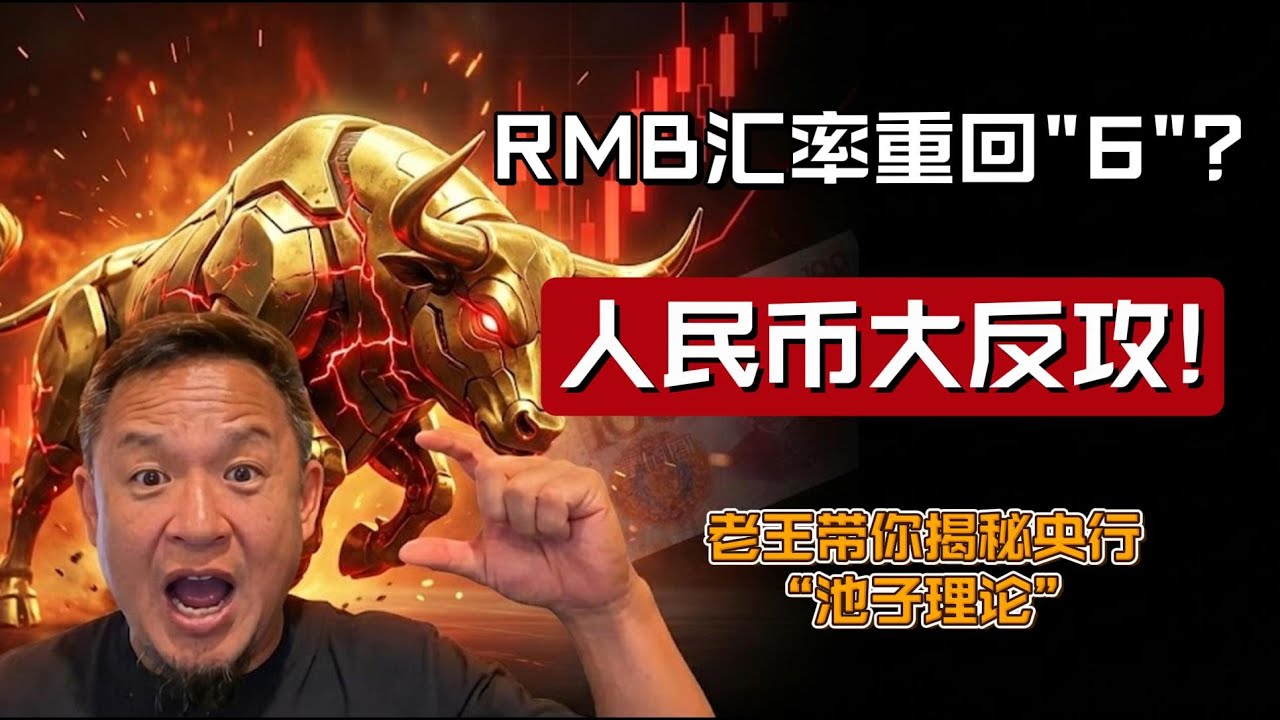 人民币为何持续升值？你还不懂人民币汇率？| 只要这只“金丝雀”没死，谁也别想做空人民币！  #老王来了