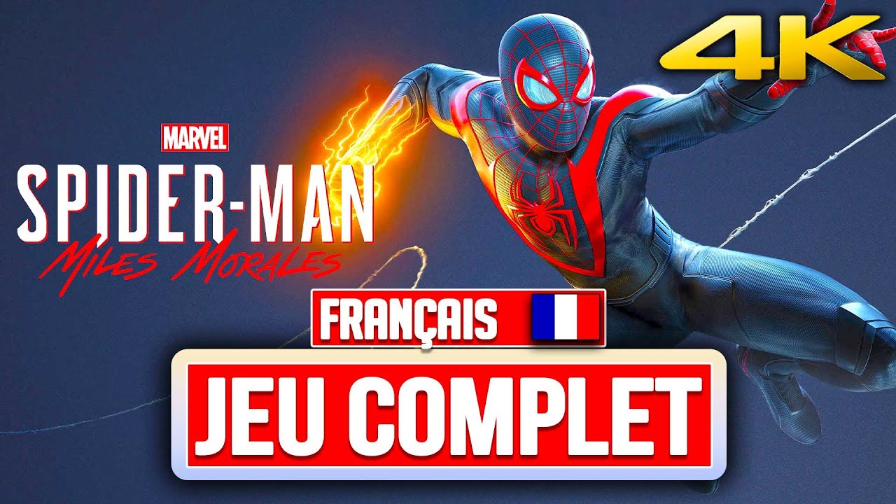 Marvel Spider-Man Miles Morales - JEU COMPLET Gameplay FR Longplay Walkthrough VF [4K 60ᶠᵖˢ] PC, PS5