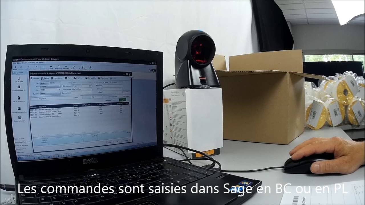Npack   Contr&ocirc;le du colisage pour Sage ligne 100