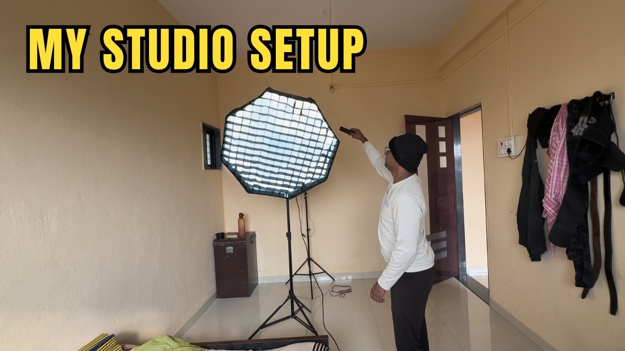 Setting Up My YouTube Studio in New Rented Flat | Lighting Setup | Day 50 | My Real Life Journey