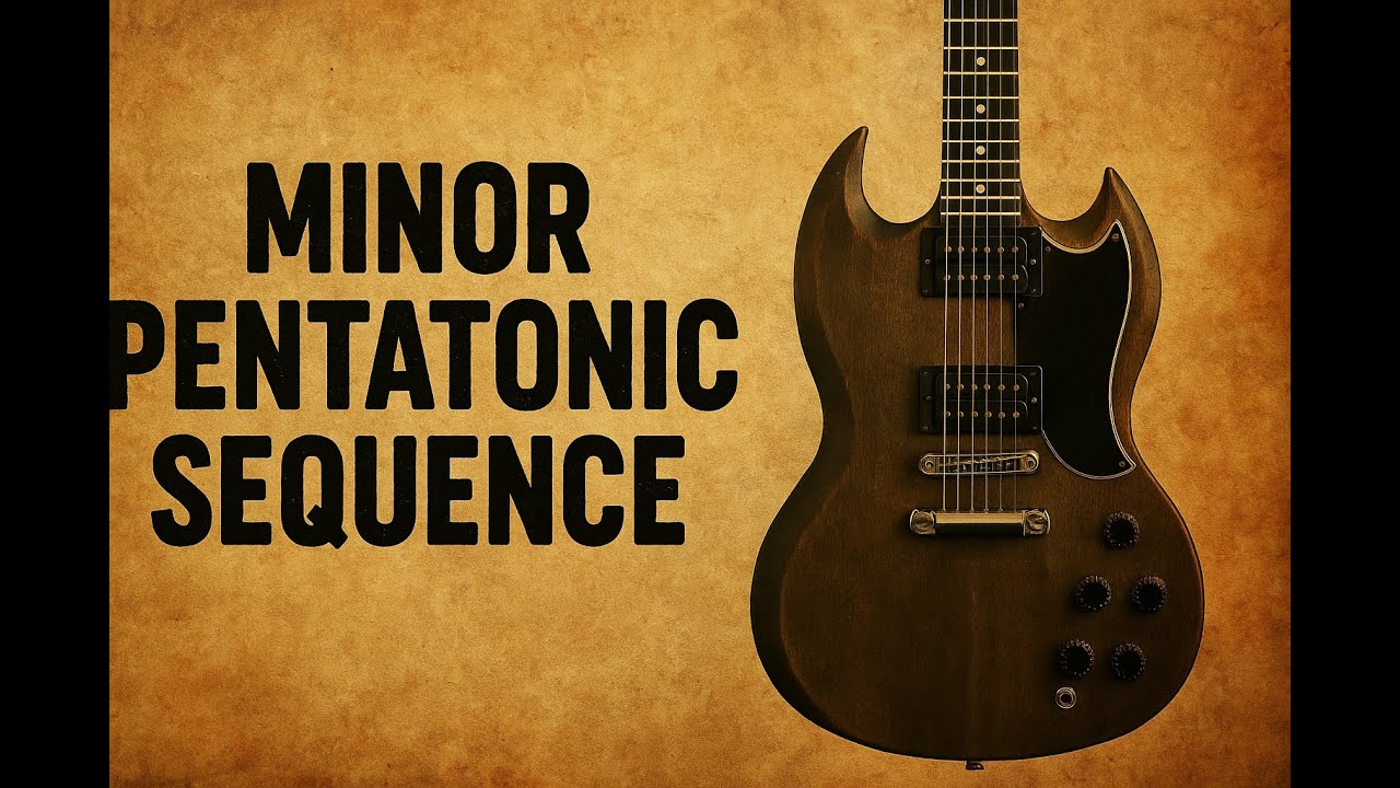 🎸 Learn This Minor Pentatonic Sequence – Box 1 in A Minor