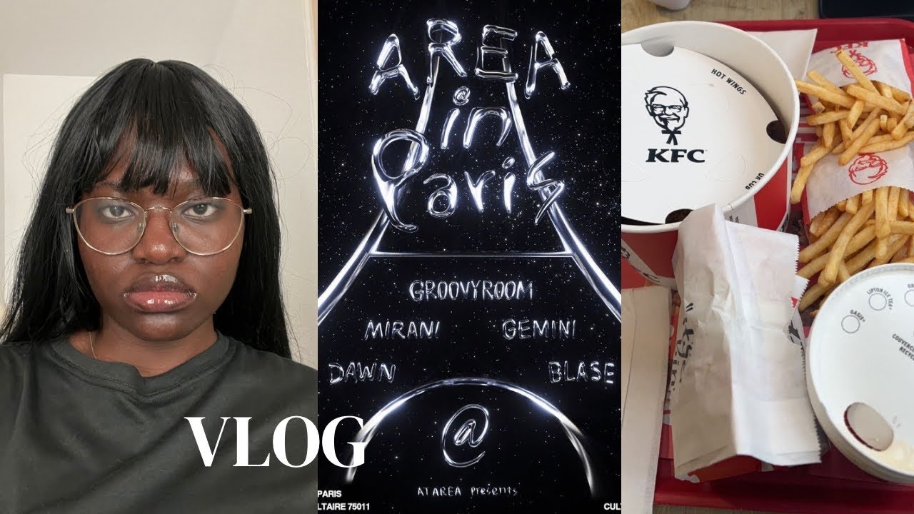 paris vlog: Area concert, exploring the city, bts album unboxing