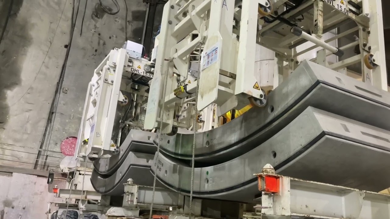 Delivery segment shaft to gantry by MSV