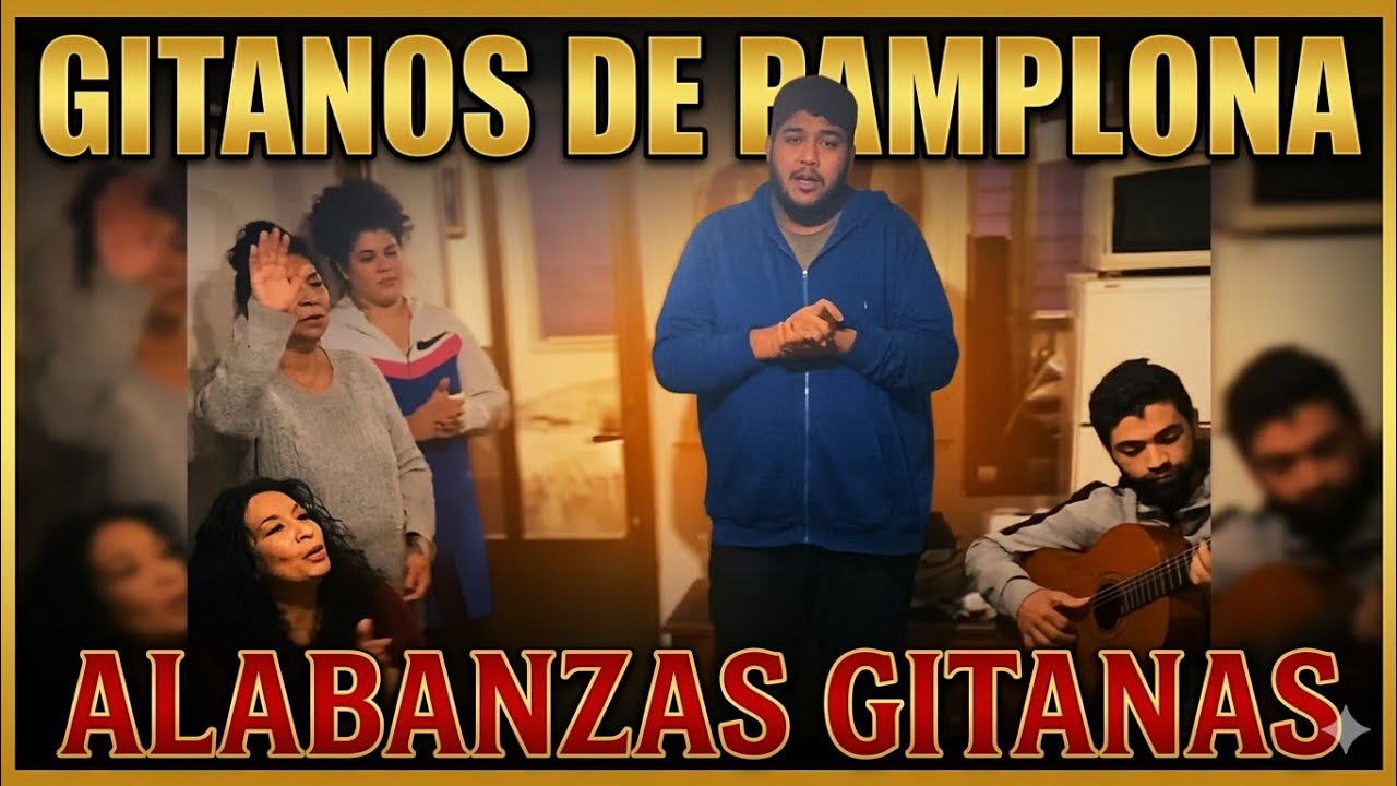 GITANOS CRISTIANOS CANTANDO ALABANZAS EN CASA // BERNABE Jiménez