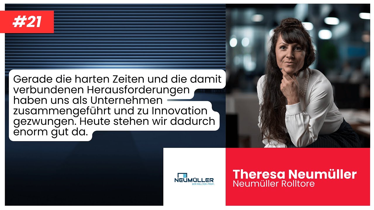 XXL-Rolltore, Helikopter-Montagen & 100 % Eigenfertigung - Theresa Neum&uuml;ller #21 #madeinaustria