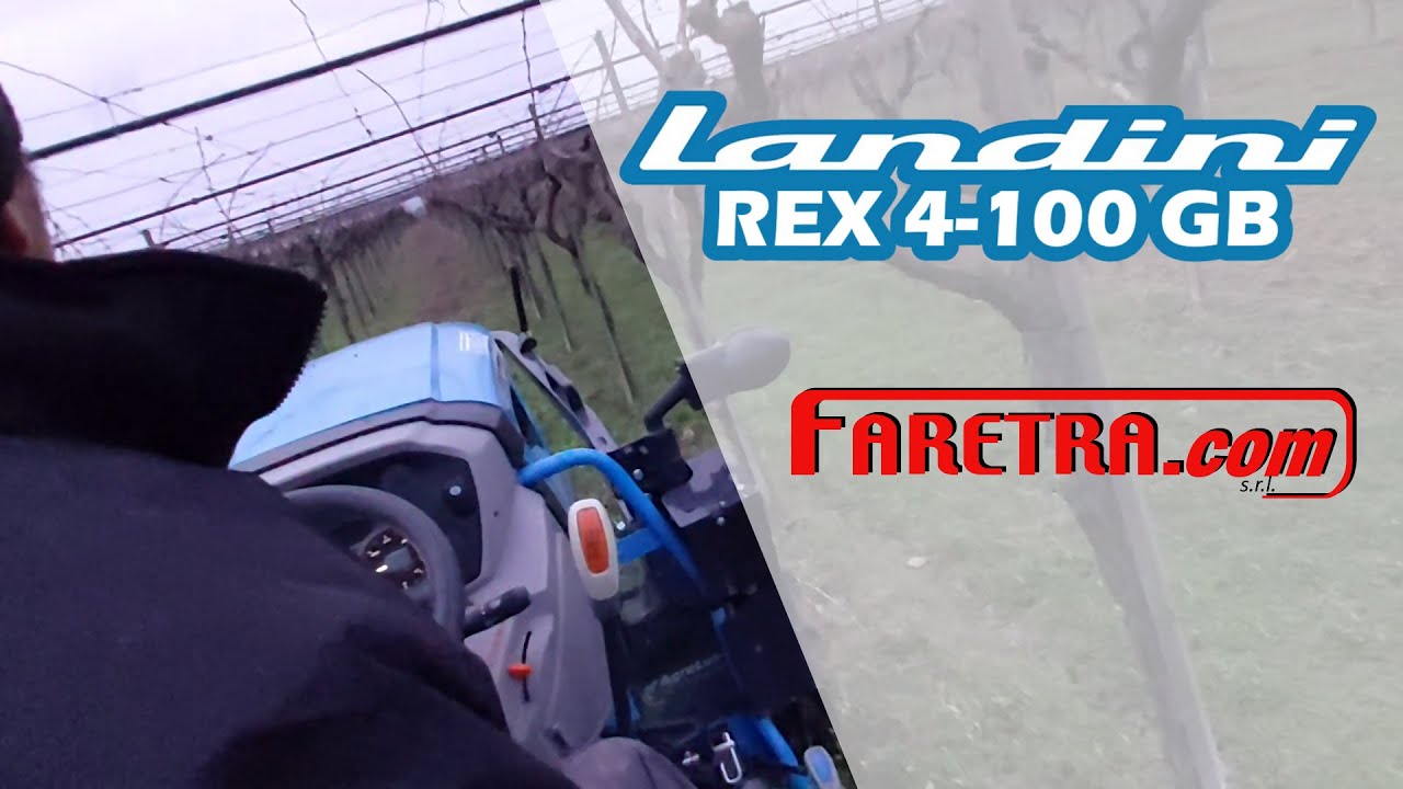 LANDINI REX 4-100 GB con TRINCIASARMENTI