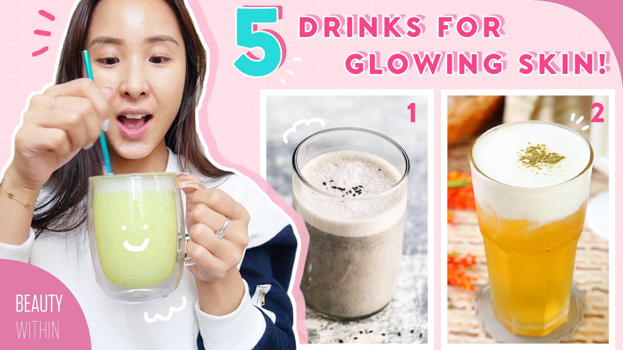 5 Drinks for Clearer Skin, Relieving Period Cramps + Inflammation!
