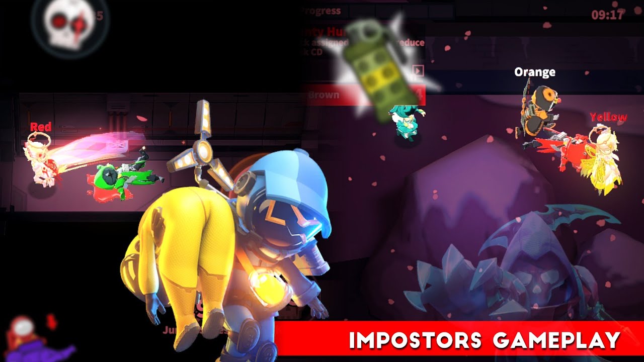 Impostors gameplay | Bounty Hunter x Undertaker x Flashbang | supersus game || Virus Eleven ||