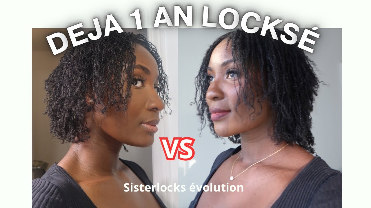 1 an locksé évolution de mes locks fines - Sisterlocks