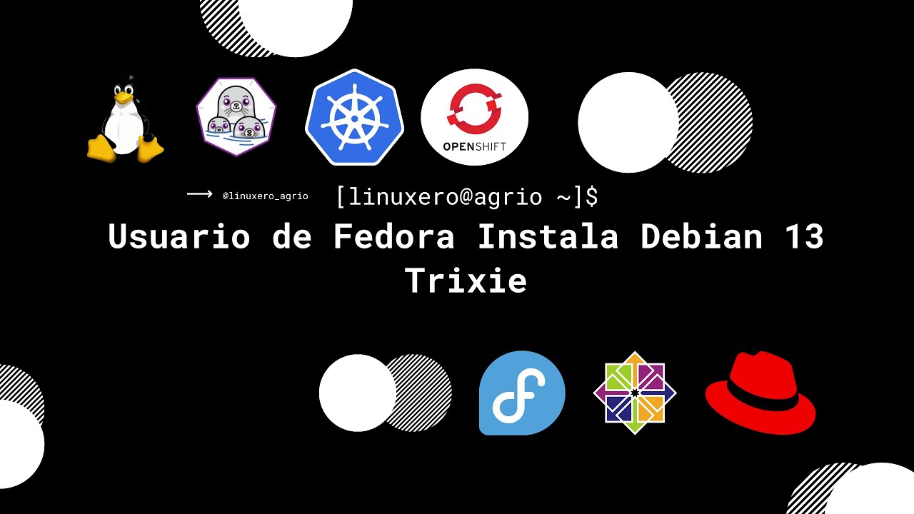 Usuario de Fedora Instala Debian 13 Trixie