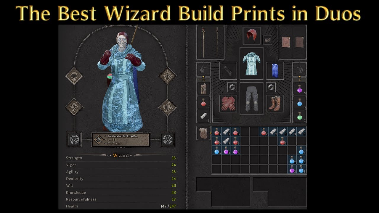 Запуск лучшей сборки Wizard в дуэтах | Super Printing Gold | Dark and Darker
