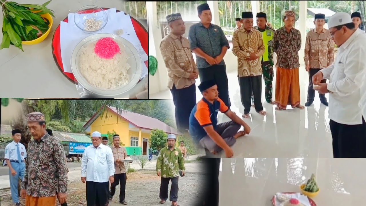 Tepung Tawar (Pesijuk) Musalla & Rumah Dinas SMAN 1 Kluet Tengah